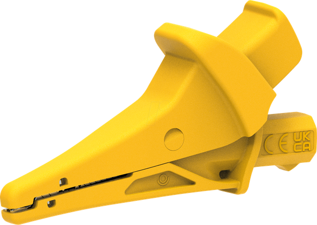 PJP 5104-IEC-J - Krokodilklemme , 4 mm, gelb