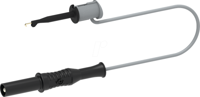 PJP 6035-M10-SW - Messleitung, SMD Klemme zu 4 mm Steckanschluss, 10 cm, schwarz