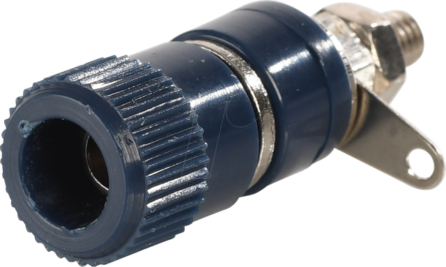 PK 4 BL - Polklemme 4mm, blau
