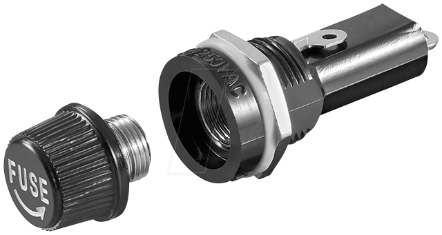 PL 126001 - Sicherungshalter, 5x20mm, max. 10A / 250V