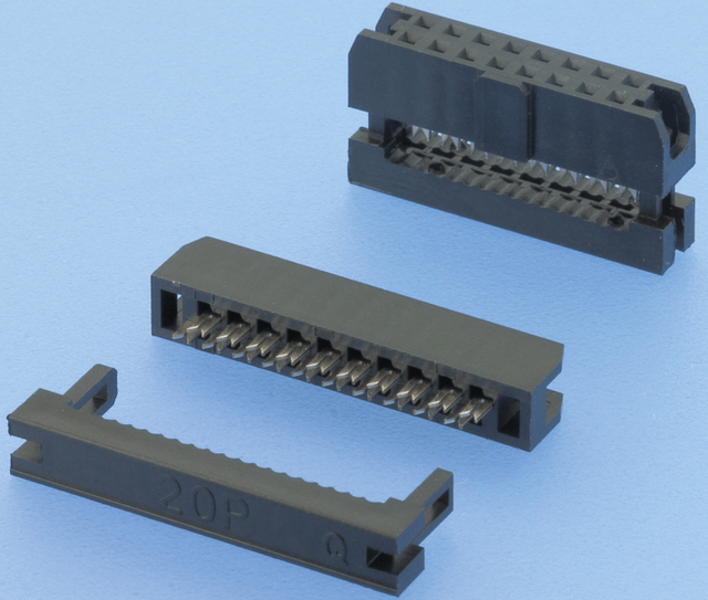 PL 2X10G 2,00VPS - 2x10pol. Pfostenverbinder, gerade, RM 2,00