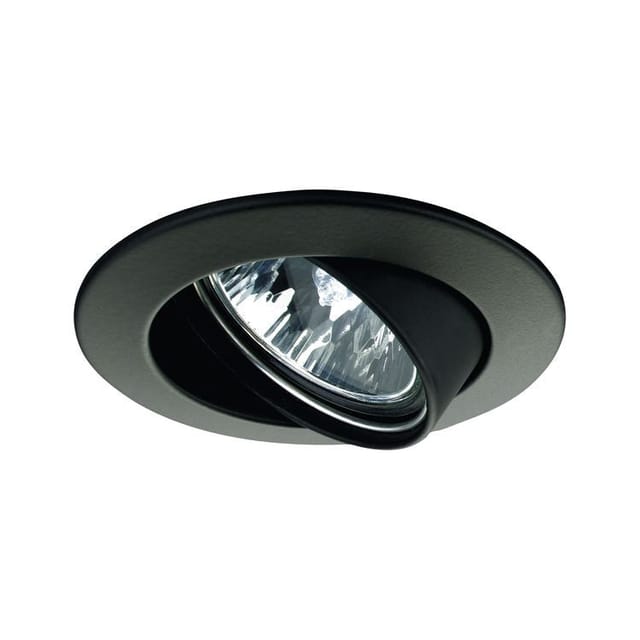 PLM 17951 - Einbauleuchte, GU5,3, max. 50W, 12V, 30°, rund, dimmbar, schwar
