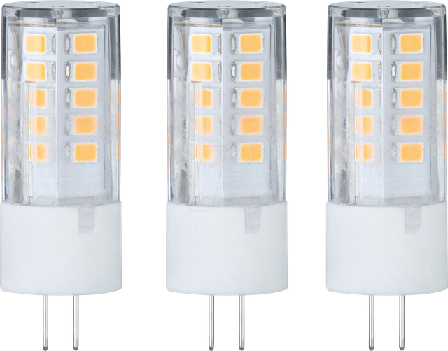 PLM 28814 - LED-Stiftsockellampe 3er STS G4, 3W, 300 lm, 2700 K