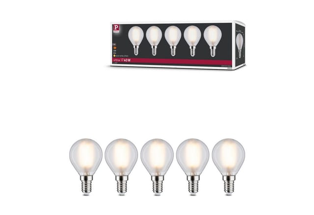 PLM 29097 - LED-Filamentlampe E14, 4,8 W, 470 lm, 2700 K, 5er-Pack
