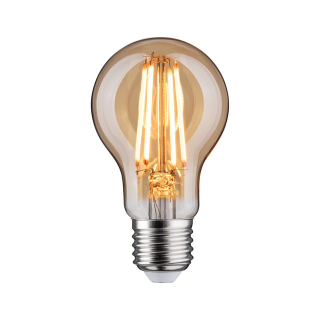 PLM 29187 - LED-Lampe E27, 6 W, 470 lm, 1800 K, dimmbar, Filament, gold