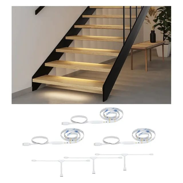 PLM 71219 - LED-Streifen MaxLED Stair, Erweiterung, 3x 0,5 m, 3x 0,3 W, 64lm