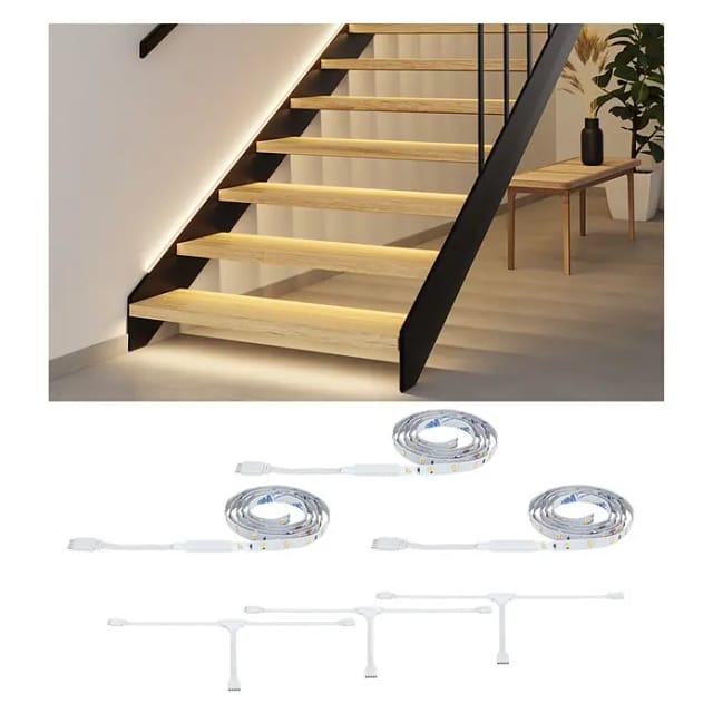 PLM 71221 - LED-Streifen MaxLED Stair, Erweiterung, 3x 1,0 m, 3x 0,6 W, 3x64