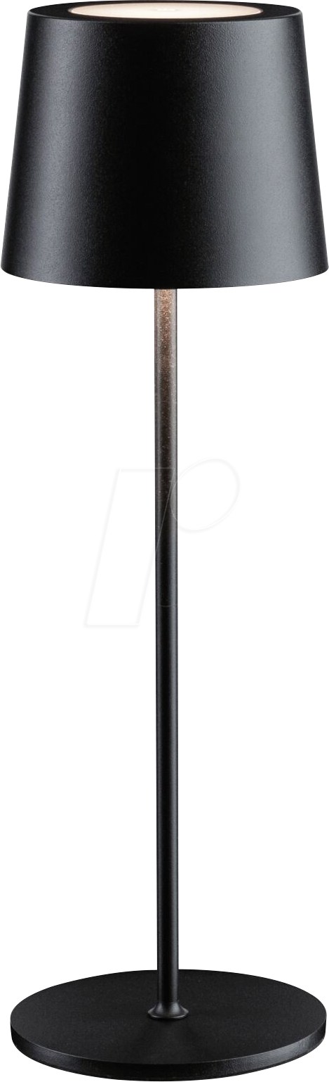 PLM 76996 - Akkuleuchte Gilo, IP44, dimmbar, 2700K, schwarz matt