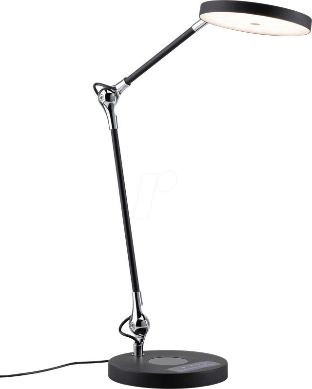 PLM 78910 - LED-Schreibtischlampe, Numis mit QI Lader, schwarz