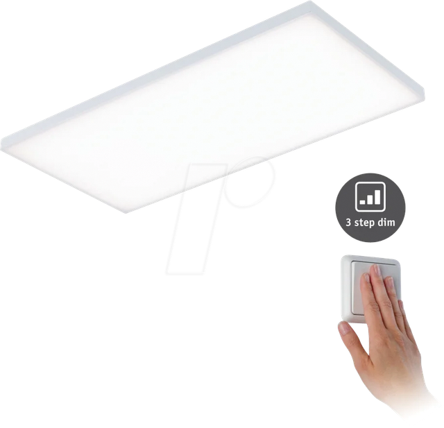 PLM 79823 - Aufbauleuchte, Panel Velora, 26 W, 2550 lm, 3000 K, eckig, weiß