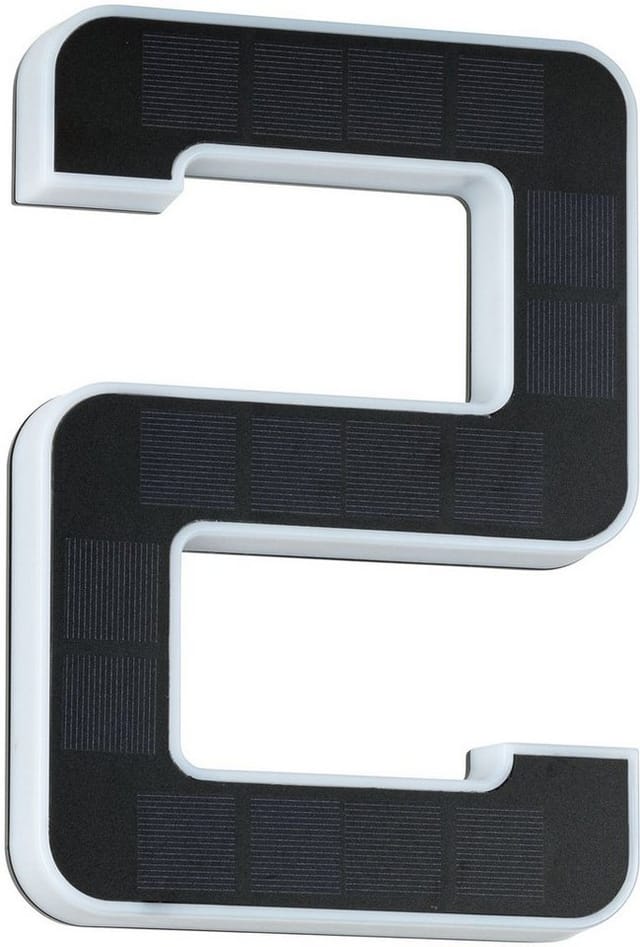 PLM 79843 - Outdoor Solar Hausnummer 2 3000K IP44