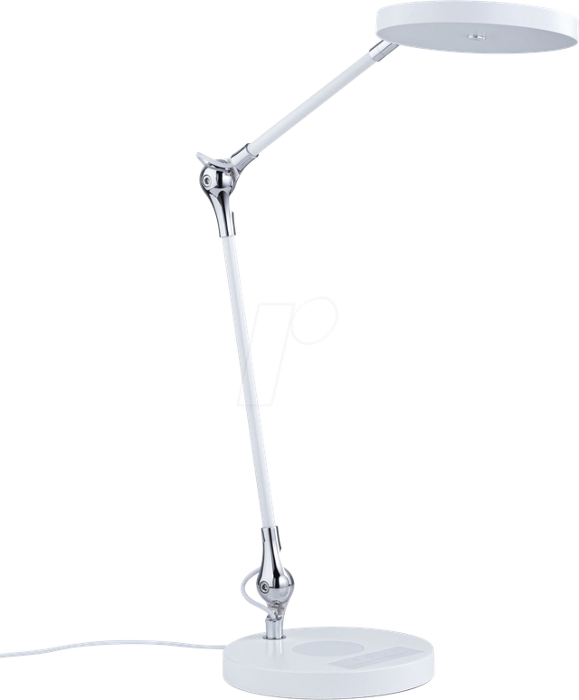 PLM 79884 - LED-Schreibtischlampe, Numis mit QI Lader, weiß