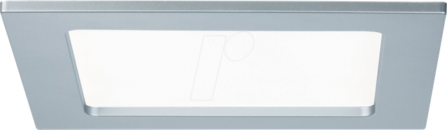 PLM 92077 - LED-Einbaupanel, 12 W, 4000 K, eckig, chrom