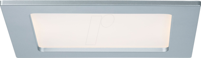 PLM 92080 - LED-Einbaupanel Quality, 12 W, 2700 K, eckig, chrom matt
