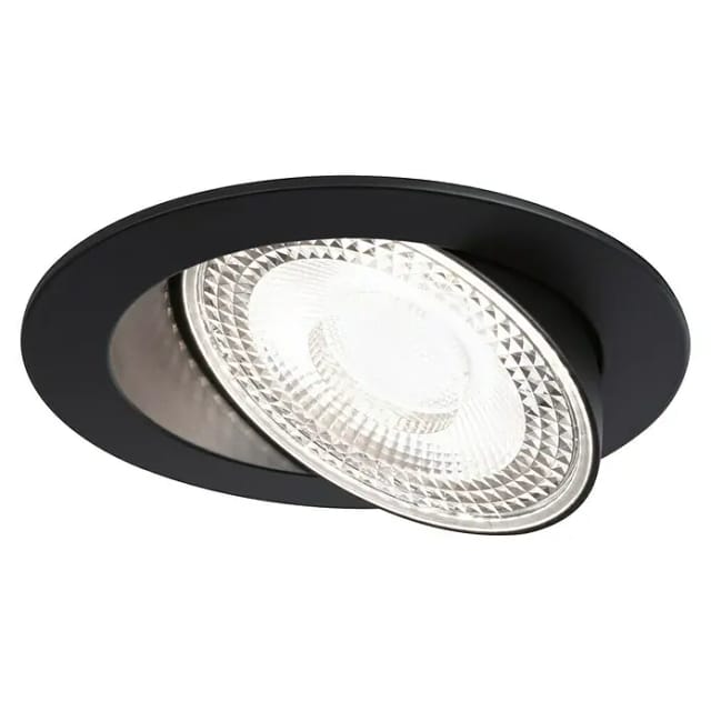 PLM 92257 - Einbauleuchte Aumus, 5 W, 700lm, 2700-6500 K, 90°, rund, schwarz