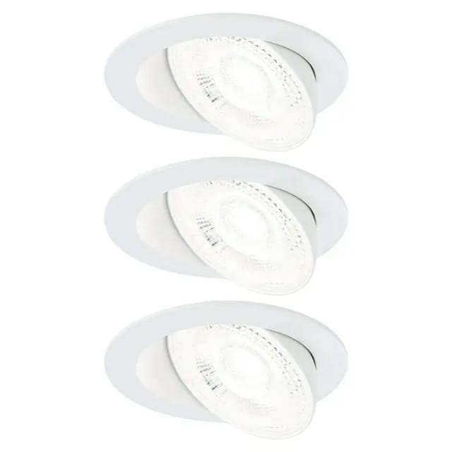 PLM 92254 - Einbauleuchte Aumus, 3x 5 W, 3x 700lm, 2700-6500 K, 90°, rund, w
