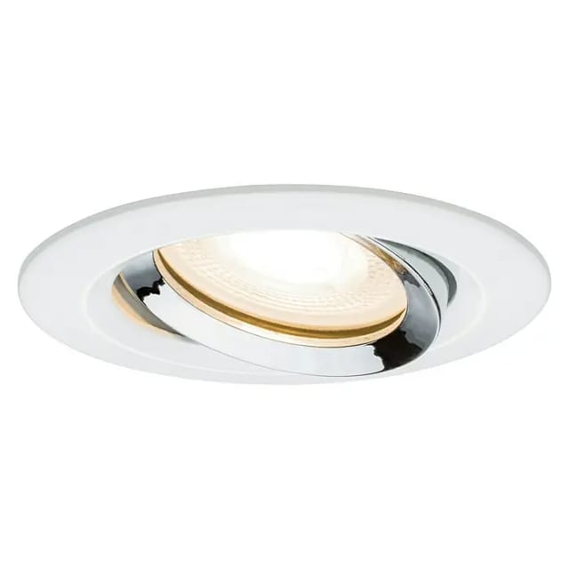 PLM 92903 - Einbauleuchte LED Nova, 1 x 7 W, 2700 K, weiß/chrom, IP65