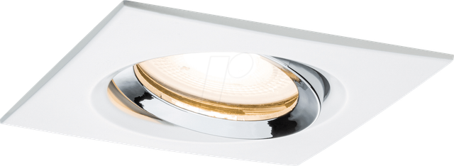 PLM 92904 - Einbauleuchte LED Nova, 1 x 7 W, 2700 K, weiß/chrom, IP65