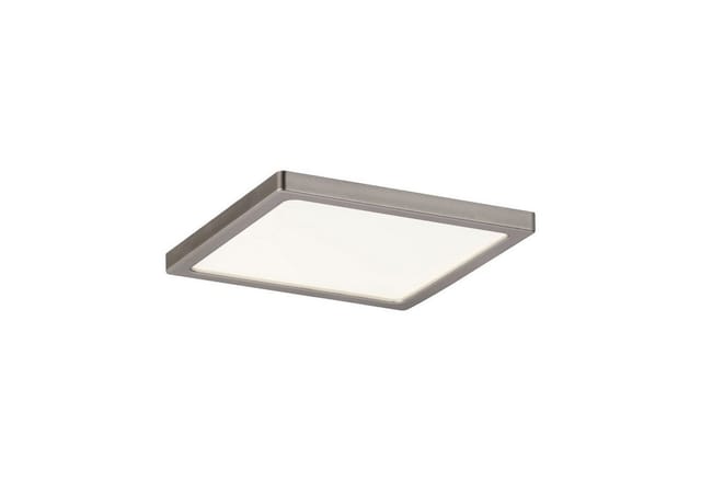 PLM 92940 - LED-Einbaupanel Areo, 8 W, 3000 K, eckig, dimmbar, nickel
