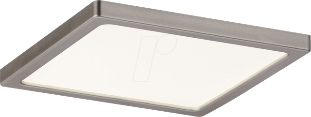 PLM 92953 - LED-Einbaupanel Areo, 8 W, 3000 K, eckig, nickel