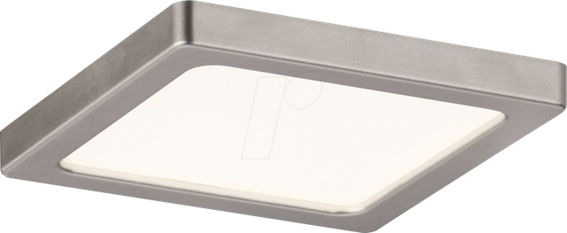 PLM 92954 - LED-Einbaupanel Areo, 5 W, 3000 K, eckig, nickel