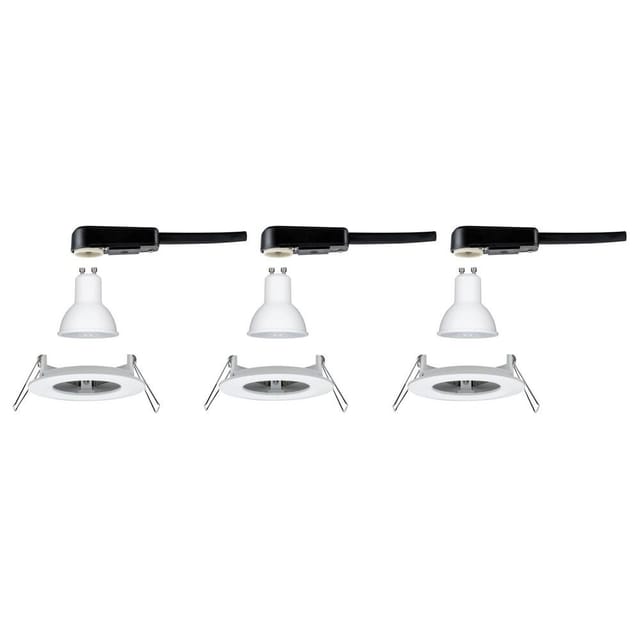 PLM 92980 - Einbauleuchte Nova, 6,5 W, 4000 K, starr, rund, weiß matt, 3er S