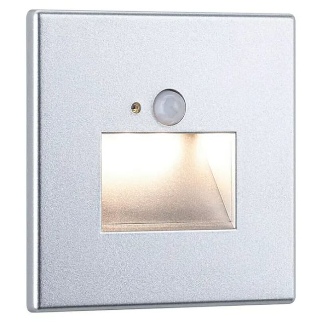 PLM 93134 - Wandeinbauleuchte Edge Quadro, 1,2W, 25lm, 2700 K, eckig, chrom
