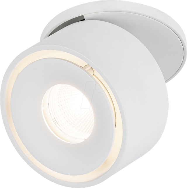 PLM 93372 - Einbauleuchte Spircle, 1 x 8 W, 530 lm, 3000 K, weiß matt