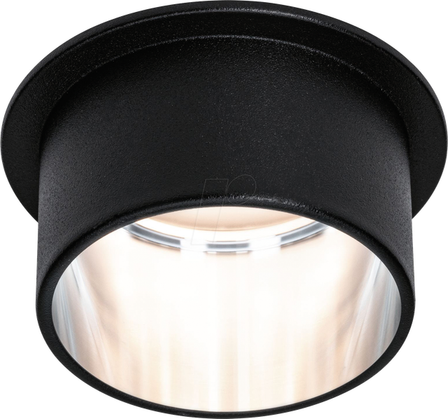 PLM 93382 - Einbauleuchte Gil, 1 x 6 W, 470 lm, 2700 K, schwarz matt/eisen