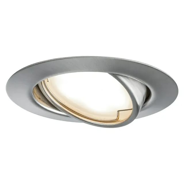 PLM 93414 - Einbauleuchte Base Coin, GU10, 5 W, 3000 K, 20°, rund, eisen