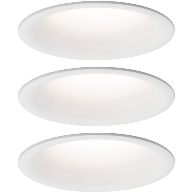 PLM 93415 - Einbauleuchte Cymbal, 3 x 6,8 W, 530 lm, 2700 K, weiß matt