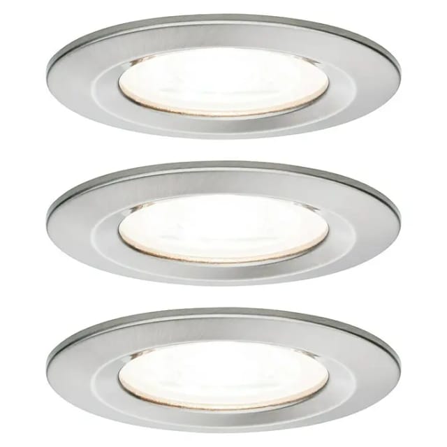 PLM 93440 - Einbauleuchte Nova, 6,5 W, 2700 K, starr, rund, 3er Set