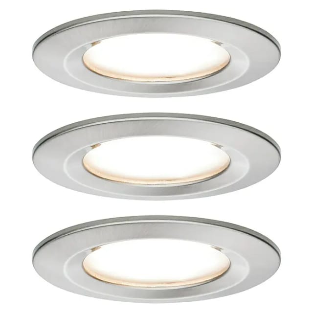 PLM 93458 - Einbauleuchte Nova Coin, 6 W, 2700 K, starr, rund, Eisen, 3er Se
