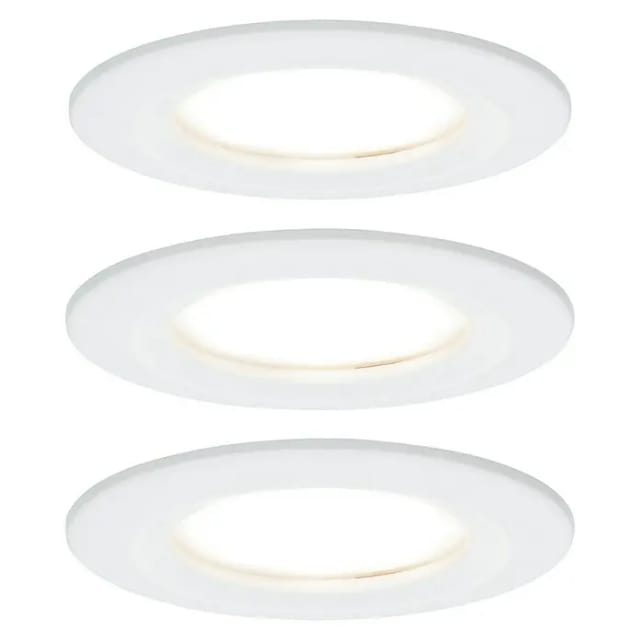 PLM 93460 - Einbauleuchte Nova Plus Coin, 3x6 W, 2700 K, rund, IP44, alu