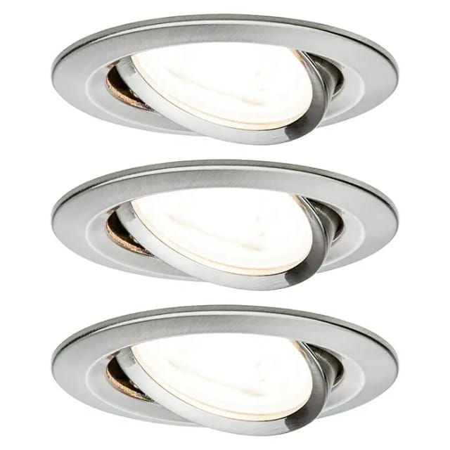 PLM 93465 - Einbauleuchte LED Nova 3 x 6,5 W, 2700 K, eisen