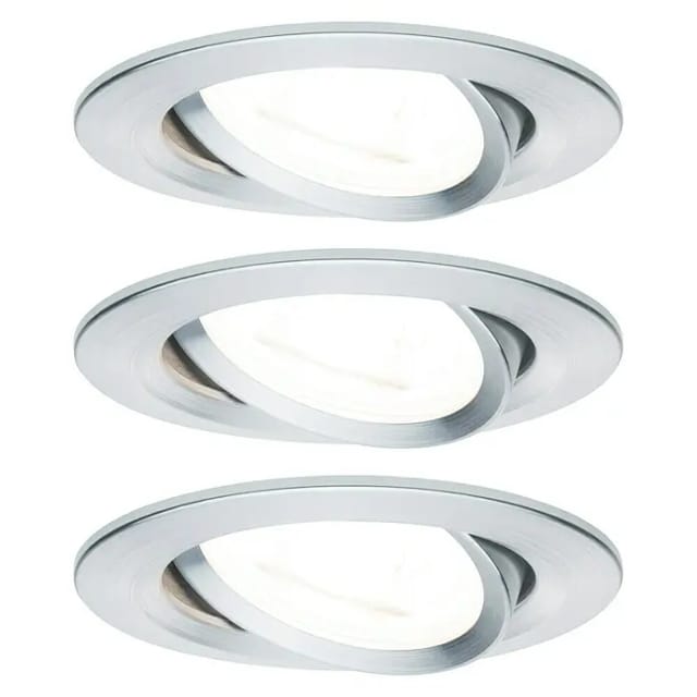PLM 93469 - Einbauleuchte LED Nova 3 x 6,5 W, 2700 K, alu