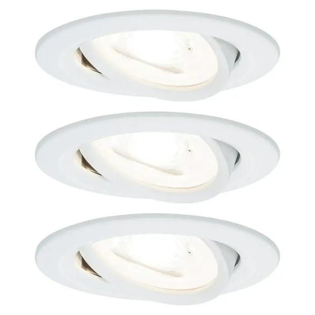 PLM 93467 - Einbauleuchte LED Nova 3 x 6,5 W, 2700 K, weiß matt
