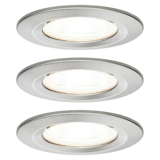 PLM 93476 - Einbauleuchte LED Nova 3 x 6,5 W, 2700 K, eisen