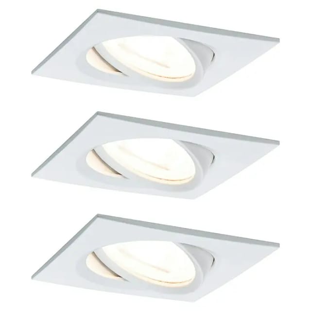 PLM 93472 - Einbauleuchte LED Nova 3 x 6,5 W, 2700 K, weiß matt