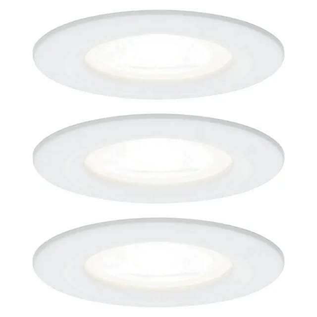 PLM 93478 - Einbauleuchte LED Nova 3 x 6,5 W, 2700 K, weiß matt