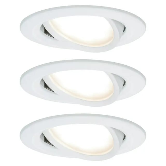PLM 93485 - Einbauleuchte LED Nova 3 x 6,5 W, 2700 K, weiß matt