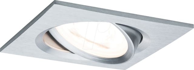 PLM 93491 - Einbauleuchte Nova Coin, 6 W, 2700 K, 50°, eckig, dimmbar, alu