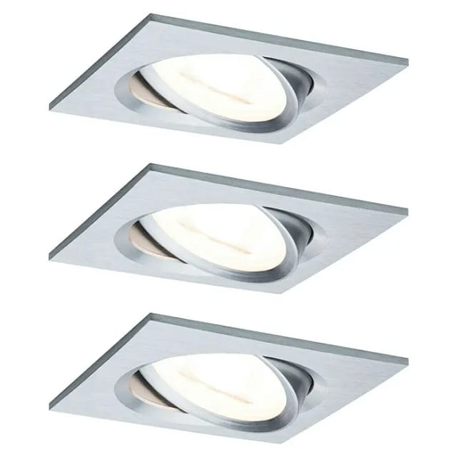 PLM 93492 - Einbaustrahler LED Nova 3 x 6,5 W, 2700 K, alu