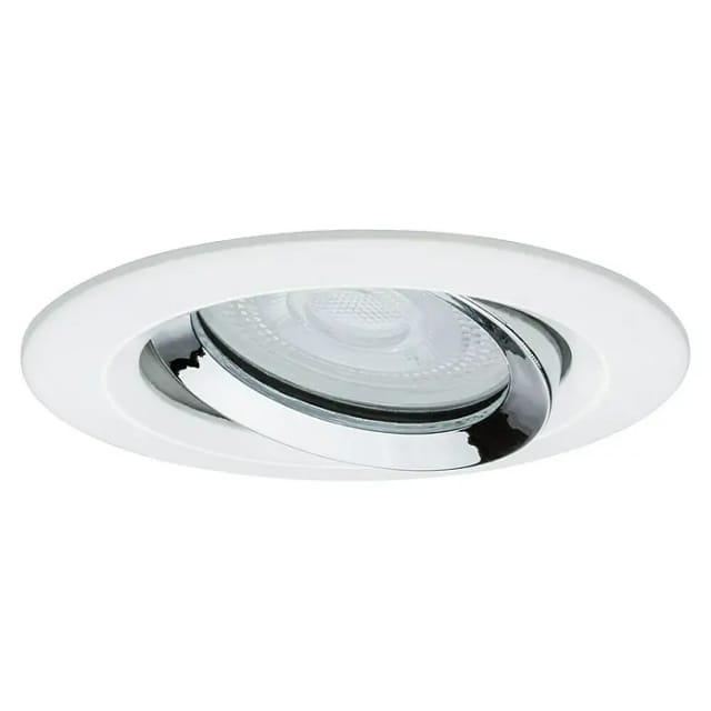 PLM 93663 - Einbauleuchte Nova Plus, GU5,3 / GU10, weiß / chrom, rund, IP65