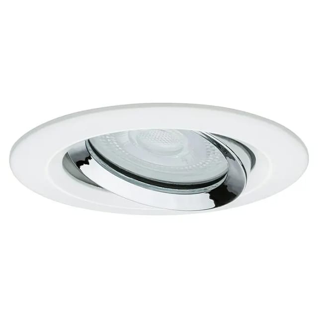 PLM 93673 - Einbauleuchte Nova Plus, GU10, 6 W, 4000 K, 30°, rund, weiß/chro
