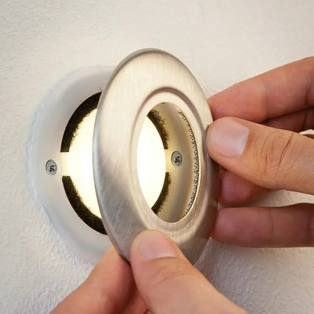 PLM 93742 - Einbauleuchten Deco-Kappe Special Line, rund, 86mm, Edelstahl