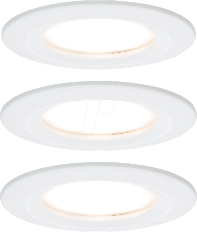 PLM 93870 - Einbauleuchte Nova Plus Coin,6 W, 2700 K, starr, rund, 3er Set