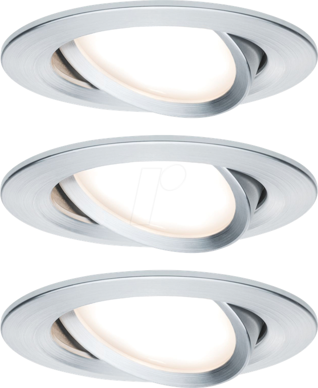 PLM 93903 - Einbauleuchte Nova Plus Coin, 6 W, 2700 K, 50°, rund, 3er Set
