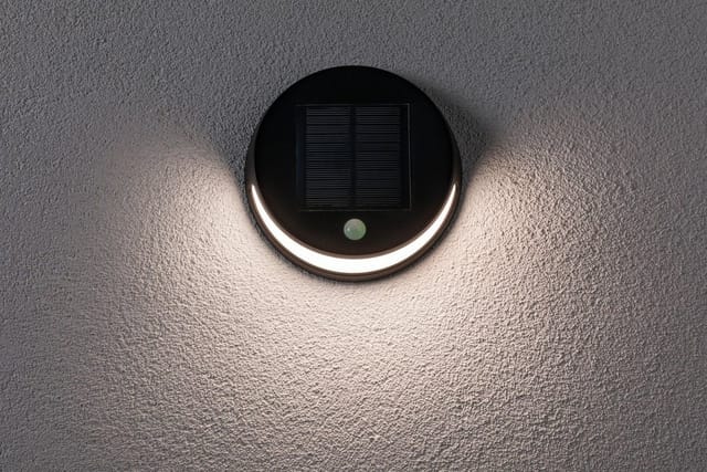PLM 94265 - LED-Solarleuchte, Wandleuchte, anthrazit, IP44