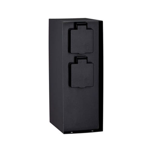 PLM 94313 - Steckdosensäule Rio, 4-fach, Outdoor, eckig